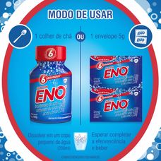 Sal de Fruta Eno Laranja 2,28g+ 0,49g+ 2,17g com 2 Unidades 5g