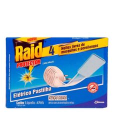 Inseticida Raid Elétrico Aparelho Bivolt com 4 pastilhas