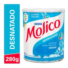 Leite em Pó Molico Nestlé Total Desnatado Cálcio Lata 280g