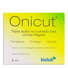 Esmalte Fortalecedor de Unhas Biolab Onicut Gel com 5ml