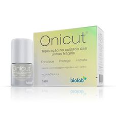 Esmalte Fortalecedor de Unhas Biolab Onicut Gel com 5ml