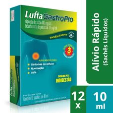 Lufta Gastro Pro Reckitt com 12 Sachês de 10ml