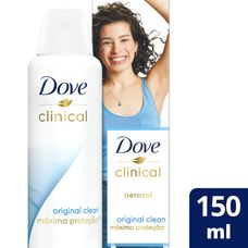Desodorante Dove Clinical Clean Original Woman Aerossol 150ml