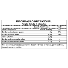 Óleo de Coco Optimum Vitta 1000mg com 60 cápsulas
