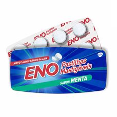 Sal de Fruta Eno com 8 pastilhas mastigáveis Sabor Menta