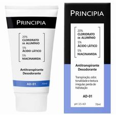 Desodorante Principia 5% Ácido Lático + 5% Niacinamida Ad-01 70ml