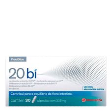20 Bi Momenta 435mg com 30 cápsulas