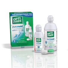 Opti-Free Novartis Pure Moist solução Para Lentes 300ml+ 120ml