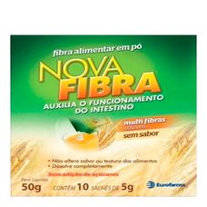 Novafibra Eurofarma com 10 Sachês de 5g