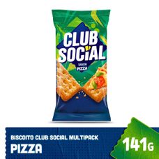 Biscoito Club Social Pizza com 6 Unidades 141g