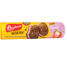 Biscoito Recheado Bauducco Morango 140g