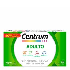 Centrum Suplemento Vitamínico Adulto com 30 comprimidos