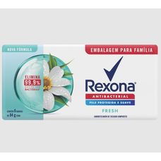 Kit Sabonete Rexona Antibacterial Fresh 84g 6 Unidades