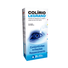 Colírio gotas frasco Legrand 20ml