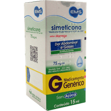 Simeticona Ems 75mg/ml em gotas 15ml
