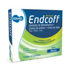 Endcoff Ems Sabor Menta com 12 pastilhas