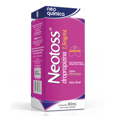 Neotoss Neo Quimica Sabor Morango 1,5mg/ml Pediátrico com 60ml