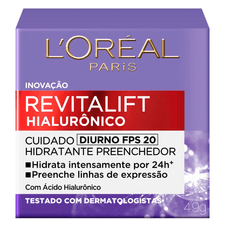 Revitalift Hialurônico Dia Loréal Fps 20 49g