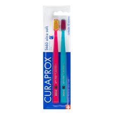 Escova Dental Curaprox Ultra Soft Cs 5460 Prime Cores Sortidas com  2 Unidades