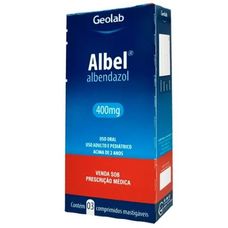 Albel Geolab 400mg com 3 comprimidos