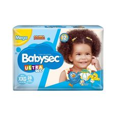 Fralda Babysec Ultrasec Galinha Pintadinha Xxg com 28 Unidades