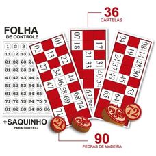 Bingo em Madeira Pais E Filhos Super Jogos