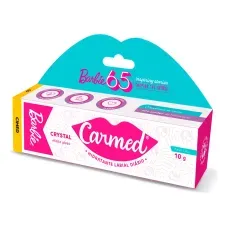 Carmed Hidratante Labial Barbie Crystal Efeito Gloss 10 G