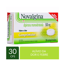 Novalgina Sanofi-Aventis 500mg com 30 comprimidos
