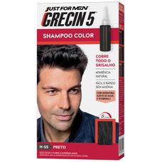 Shampoo Color Grecin 5 Homem Preto 60ml