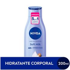 loção Hidratante Nivea Body Soft Milk Pele Seca 200ml