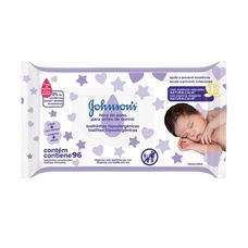 Lenço Umedecido JohnsonS & JohnsonS Baby Hora Do Sono com 96 Unidades