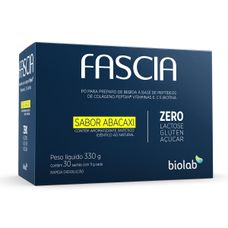 Fascia Biolab Sabor Abacaxi com 30 Sachês de 8g