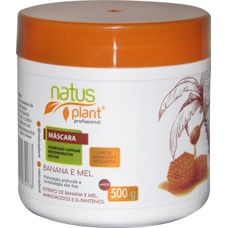 Máscara Capilar Natus Plant Banana E Mel 500g