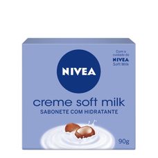 Sabonete Nivea Caixinha Soft Milk 90g