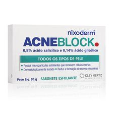 Sabonete Acneblock Kley Hertz Esfoliante 90g