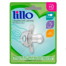 Chupeta Lillo Soft Calming 100% Silicone Simetrico Tamanho 1