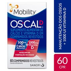 Os-Cal D Sanofi-Aventis 1000Ui+ 500mg com 60 comprimidos