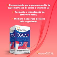 Os-Cal D Sanofi-Aventis 1000Ui+ 500mg com 60 comprimidos