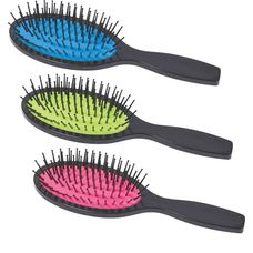 Escova de Cabelo Natus Plant Magic Colors Black Oval