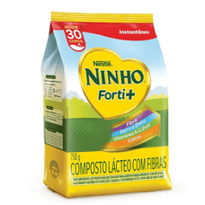 Composto Lácteo Ninho Instantâneo Forti+ Fibras Sachê 750g