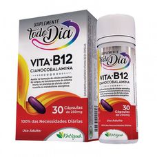 Vita-B12 Suplemente Todo Dia 250mg com 30 cápsulas