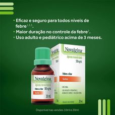 Novalgina Sanofi-Aventis em gotas com 20ml