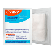 Compressa de Gaze Algodonada cremer 10cm X 15cm