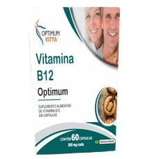 Vitamina B12 Optimum Vitta 300mg com 60 cápsulas