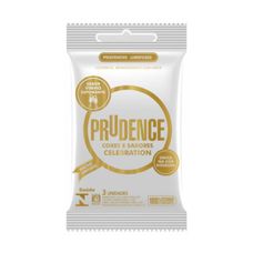 Preservativo Prudence Celebration com 3 Unidades