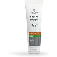 Protetor Solar Facial Episol Antiacne Toque Seco Fps 30 60ml