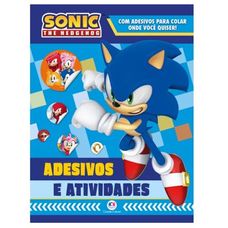 Livro Sonic Adesivos E Atividades