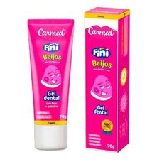 Gel Dental Carmed Fini Beijos Com Fluor 70g