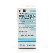 Dinill Oculum Allergan Colírio 10ml