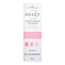 Rozex Galderma 7,5mg/G Gel Para Pele com Rosácea 30g